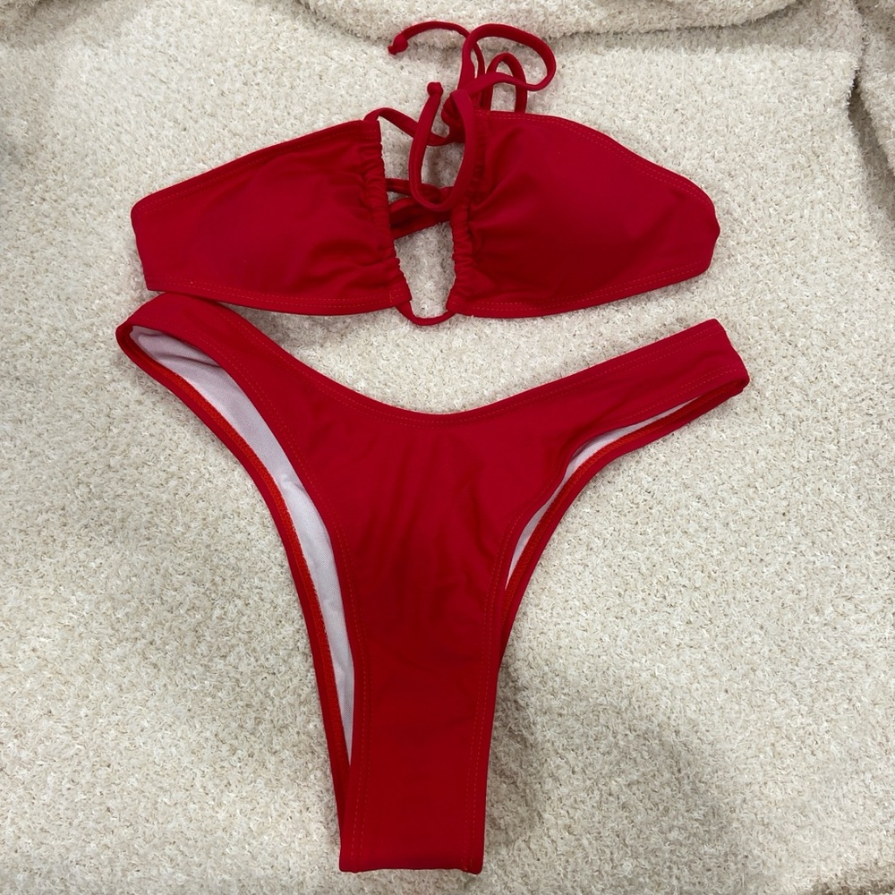 Red Bikini Set